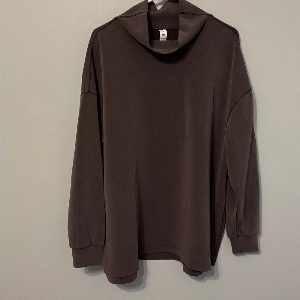 lululemon athletica Chocolate Brown Turtleneck Sweater - Picture 5 of 13